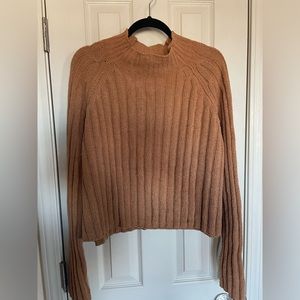 American Eagle Buttercream Mockneck Sweater